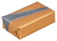 JUNG SCHÖNER VERPACKEN Geschenkpapier Vollton Uni gold, 20,0 m