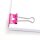 RAPESCO® Foldbackklammern pink 32,0 mm, 20 St.