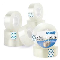 RAPESCO® Klebefilm transparent 19,0 mm x 33,0 m 10...