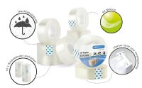 RAPESCO® Klebefilm transparent 19,0 mm x 33,0 m 10 Rollen