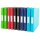 RAPESCO® Ringbuch 4-Ringe grün, rot, schwarz, dunkelblau, hellblau 3,5 cm DIN A4, 10 St.