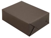 JUNG SCHÖNER VERPACKEN Geschenkpapier Vollton Uni braun, 20,0 m