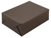 JUNG SCHÖNER VERPACKEN Geschenkpapier Vollton Uni braun, 20,0 m