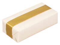 JUNG SCHÖNER VERPACKEN Geschenkpapier Vollton Perlenglanz Uni gold, 20,0 m