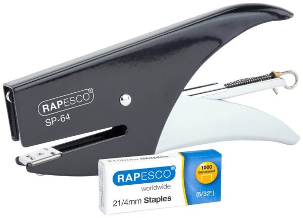 RAPESCO® Heftzange SP-64 schwarz, 1 St.