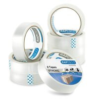 RAPESCO® Klebefilm transparent 25,5 mm x 66,0 m 8 Rollen