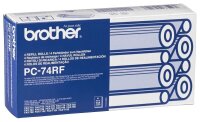 brother PC-74RF schwarz Thermo-Druckfolien, 4 Rollen