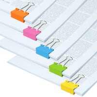 RAPESCO® Foldbackklammern farbsortiert 41,0 mm, 10 St.