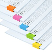 RAPESCO® Foldbackklammern farbsortiert 32,0 mm, 10 St.