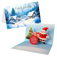 LUMA Weihnachtskarte Frohe Weihnachten LU POPUP 01 bunt,...