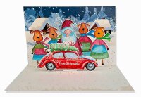 LUMA Weihnachtskarte Frohe Weihnachten LU POPUP 05 bunt, 1 St.