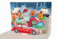 LUMA Weihnachtskarte Frohe Weihnachten LU POPUP 05 bunt, 1 St.
