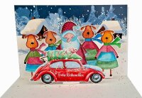 LUMA Weihnachtskarte Frohe Weihnachten LU POPUP 05 bunt, 1 St.