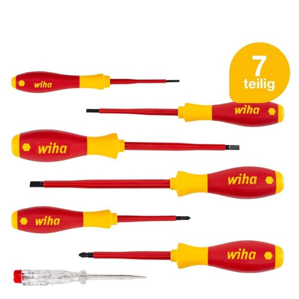 Wiha Schraubendreher-Set SoftFinish® electric SL/PH 00834 7-tlg.