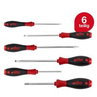Wiha Schraubendreher-Set SoftFinish® SL/PZ 07153 6-tlg.