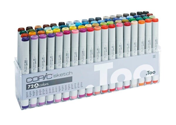 COPIC® Sketch A Layoutmarker-Set farbsortiert 1,0 + 6,0 mm, 72 St.