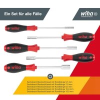 Wiha Sechskant-Schraubendreher SoftFinish® 01034 5-tlg.