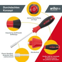 Wiha Sechskant-Schraubendreher SoftFinish® 01034 5-tlg.