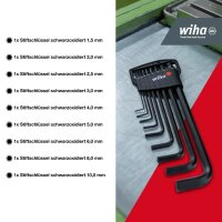 Wiha Sechskantschlüssel-Satz Classic 03992 9-tlg.