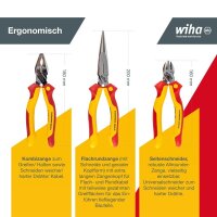 Wiha Zangen-Set Professional electric 26852, Länge: 35,3 cm, 3-tlg., 1 Set