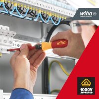 Wiha Drehmoment-Schraubendreher TorqueVario®-S electric PlusMinus/PZ 38074 5-tlg.