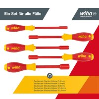 Wiha Schraubendreher-Set SoftFinish® electric 6-Kant...