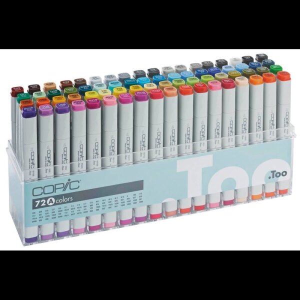 COPIC® Classic A Layoutmarker-Set farbsortiert 1,0 + 6,0 mm, 72 St.