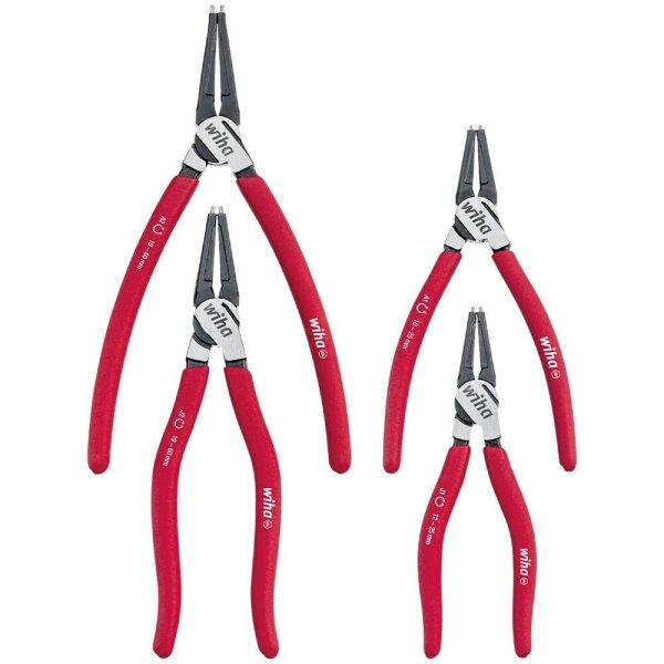 Wiha Zangen-Set classic mit MagicTips® 34708, Länge: 35,3 cm, 4-tlg., 1 Set