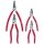Wiha Zangen-Set classic mit MagicTips® 34708, Länge: 35,3 cm, 4-tlg., 1 Set
