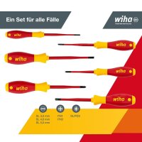 Wiha Schraubendreher-Set SoftFinish® electric...