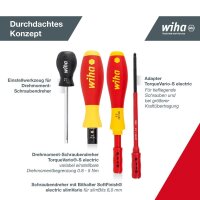 Wiha Drehmoment-Schraubendreher TorqueVario®-S electric gemischt 40674 14-tlg.