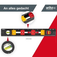 Wiha Wasserwaage Elektriker 42074, Aluminium 40 cm