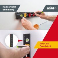 Wiha Wasserwaage Elektriker 42074, Aluminium 40 cm