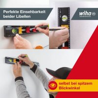 Wiha Wasserwaage Elektriker 42074, Aluminium 40 cm