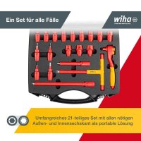 Wiha Steckschlüssel-Satz 3/8" 43023 21-tlg.