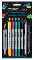 COPIC® Ciao 5+1 Layoutmarker-Set farbsortiert 1,0 +...