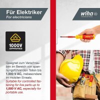Wiha Schraubendreher-Set LiftUp electric SL/PZ/PlusMinus 41235 6-tlg.