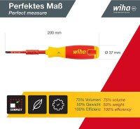 Wiha Schraubendreher-Set LiftUp electric SL/PZ/PlusMinus 41235 6-tlg.