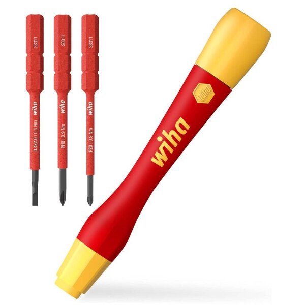 Wiha Schraubendreher-Set PicoFinish® slimVario® electric 43167 4-tlg.