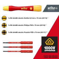 Wiha Schraubendreher-Set PicoFinish® slimVario®...