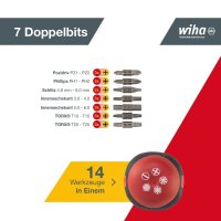 Wiha Schraubendreher-Set Stubby SL/PH/PZ/6-Kant/TORX® 43613 7-tlg.