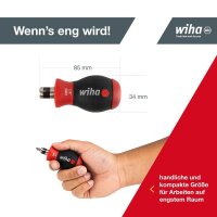 Wiha Schraubendreher-Set Stubby SL/PH/PZ/6-Kant/TORX® 43613 7-tlg.