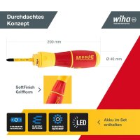 Wiha Schraubendreher-Set speedE® II electric 44318 7-tlg.