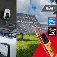 Wiha Zweipoliger Spannungs- und Durchgangsprüfer eMobility 44319 12 – 1.000 V AC, CAT IV