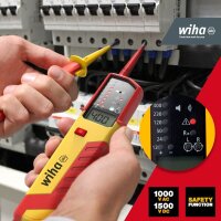 Wiha Zweipoliger Spannungs- und Durchgangsprüfer eMobility 44319 12 – 1.000 V AC, CAT IV