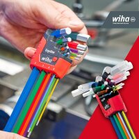 Wiha Sechskantschlüssel-Satz leuchtend 43849 9-tlg.