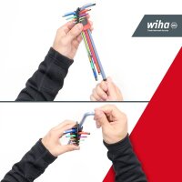 Wiha Sechskantschlüssel-Satz leuchtend 43849 9-tlg.
