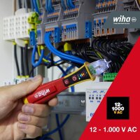 Wiha Installationstester 43797, 12 – 1.000 V AC, CAT IV 1000 V
