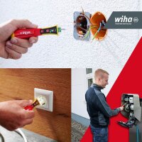 Wiha Installationstester 43797, 12 – 1.000 V AC, CAT IV 1000 V