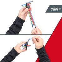 Wiha Sechskantschlüssel-Satz MagicRing®leuchtend 43850 9-tlg.